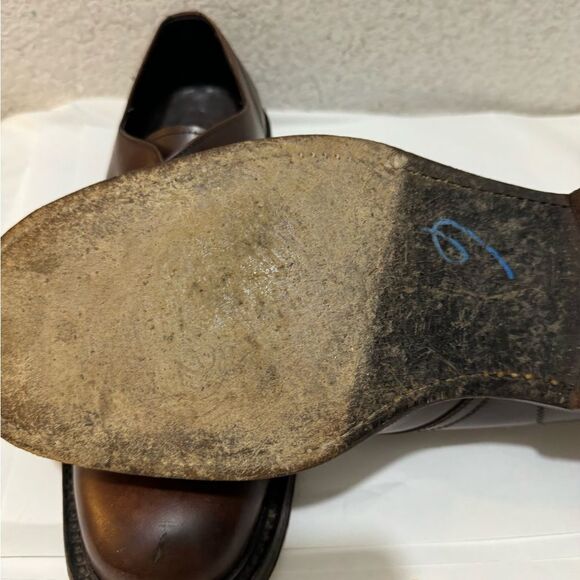 Vintage Prada Panelled Round Toe Monk Strap Derbies size 10.5 brown main image 11